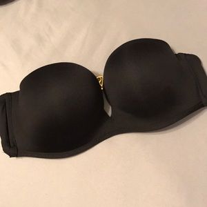 Black Victoria's Secret bandeau bathing suit top